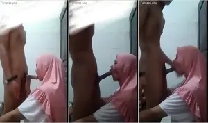 Hijab Pink Sepong Kontol Panjang – Bokep Indo
